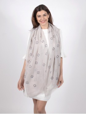 Shimmer and Diamond Lightweight Fashion Scarf